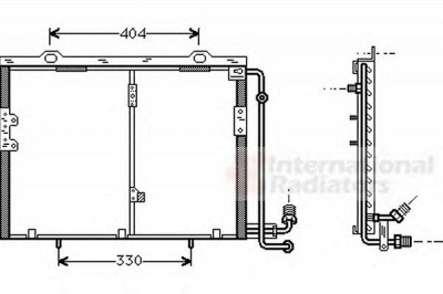 VAN WEZEL 30005207 -  Конденсатор, кондиционер